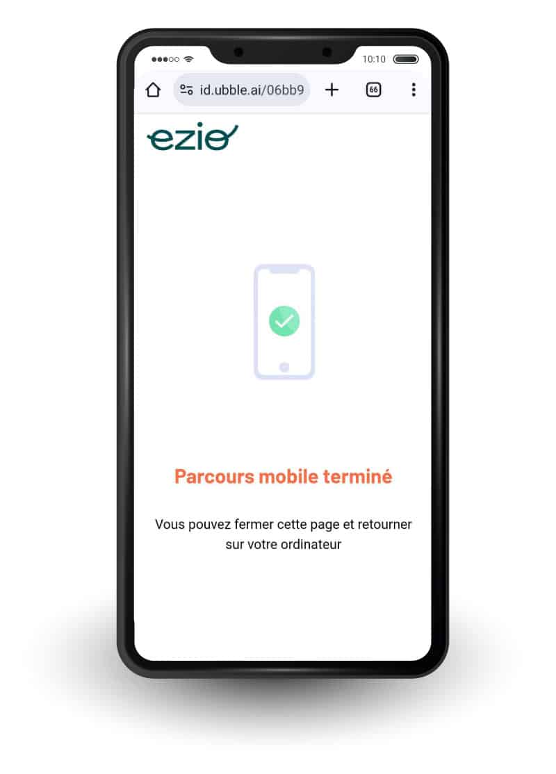 Application Ezio liste des paiements