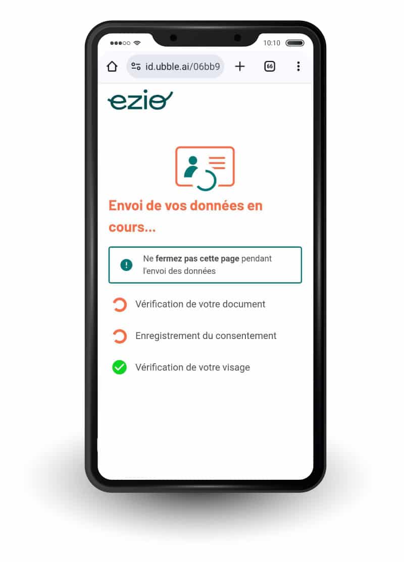 Application Ezio liste des paiements